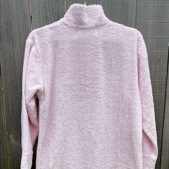 Stan Herman Pink Vintage Size MediumChenille Zippered Robe - Picture 6 of 16